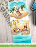 Outside in Stitched Thought Bubble Stackables Dies, Lawn Fawn