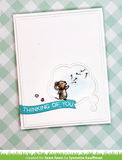 Outside in Stitched Thought Bubble Stackables Dies, Lawn Fawn