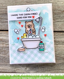 Germ-Free Bear Dies, Lawn Fawn