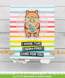Germ-Free Bear Stamp Set, Lawn Fawn
