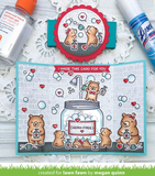 Germ-Free Bear Dies, Lawn Fawn