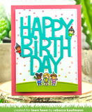 Tiny Birthday Friends Stamp Set, Lawn Fawn