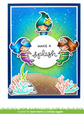 Mermaid For You Flip-Flop Dies, Lawn Fawn
