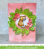 Magic Iris Tropical Leaves Add-On Dies, Lawn Fawn
