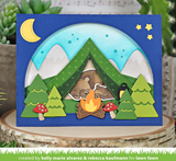 Forest Backdrop Dies, Lawn Fawn