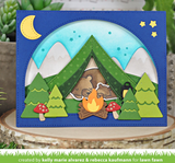 Build-A-Campsite Dies, Lawn Fawn