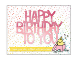 Giant Happy Birthday To You Dies, Lawn Fawn