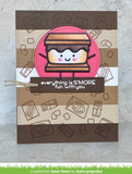 Smiley S'more Dies, Lawn Fawn