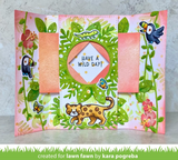 Tropical Leaves Stencils, Lawn Clippings - Lawn Fawn