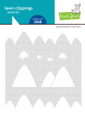 Mountain Stencils, Lawn Clippings - Lawn Fawn