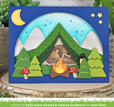 Mountain Stencils, Lawn Clippings - Lawn Fawn