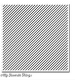 Diagonal Stripes Background Stamp, My Favorite Things Rubber Stamps