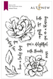 Inked Flora Stamp Set & Die Bundle, Altenew