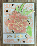 Inked Flora Stamp Set & Die Bundle, Altenew