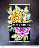 Inked Flora Stamp Set & Die Bundle, Altenew