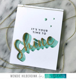 Shine On Stamp and Die Set, Concord and 9th