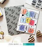 Bold and Brushy Uppercase and Lowercase Stamp Set, Concord and 9th