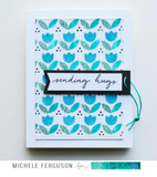 Retro Petals Turnabout Stamps and Stencils Set, Concord and 9th