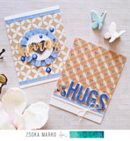 Retro Petals Turnabout Stamps and Stencils Set, Concord and 9th