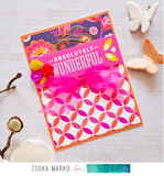 Retro Petals Turnabout Stamps and Stencils Set, Concord and 9th
