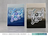 Triple Set Thank You Stamp and Die Set, Concord and 9th