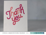 Triple Set Thank You Stamp and Die Set, Concord and 9th