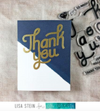 Triple Set Thank You Stamp and Die Set, Concord and 9th