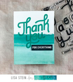 Triple Set Thank You Stamp and Die Set, Concord and 9th
