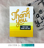 Triple Set Thank You Stamp and Die Set, Concord and 9th