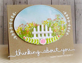 Thinking About You Border Die, Lawn Fawn