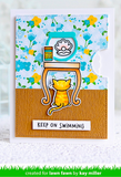 Reveal Wheel Keep on Swimming Add On Die, Lawn Fawn