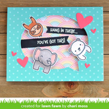 Outside In Stitched Speech Bubbles Die, Lawn Fawn