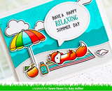 Outside In Stitched Speech Bubbles Die, Lawn Fawn
