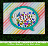 Stitched Speech Bubble Frames Die, Lawn Fawn