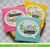 Stitched Speech Bubble Frames Die, Lawn Fawn
