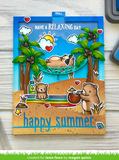 Happy Summer Line Border Die, Lawn Fawn