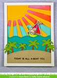 Palm Tree Border Die, Lawn Fawn
