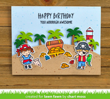 Palm Tree Border Die, Lawn Fawn