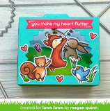 Shadow Box Card Rainbow Add On Die, Lawn Fawn