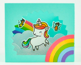 Shadow Box Card Rainbow Add On Die, Lawn Fawn