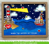 Slide on Over Waves Dies, Lawn Fawn