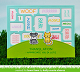 Speech Bubble Backdrop Die, Lawn Fawn