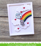 Just Stitching Double Rectangles Die, Lawn Fawn