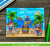 Tropical Backdrop Die, Lawn Fawn
