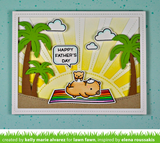 Tropical Backdrop Die, Lawn Fawn