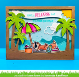 Tropical Backdrop Die, Lawn Fawn