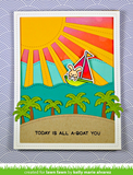 Sunray Backdrop Die, Lawn Fawn