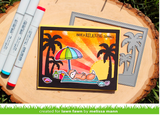 Sunray Backdrop Die, Lawn Fawn