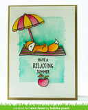 On The Beach Stamp Set, Lawn Fawn