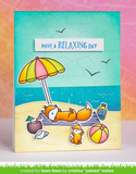 On The Beach Stamp Set, Lawn Fawn